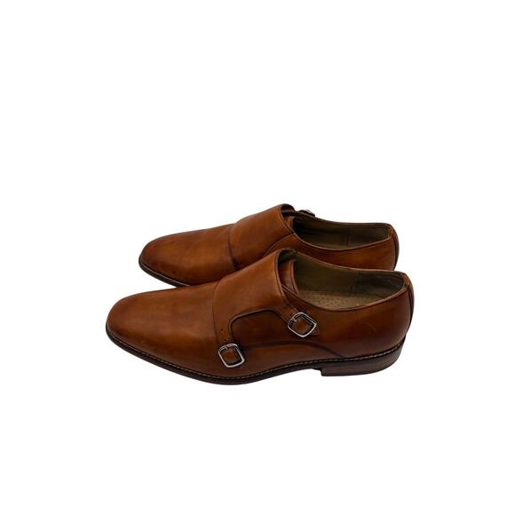 Cole Haan Men\'s Brown Leather Double Monk Strap Dress Shoes Size 12 M main image 7